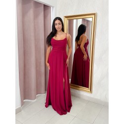 Vestido escote buche